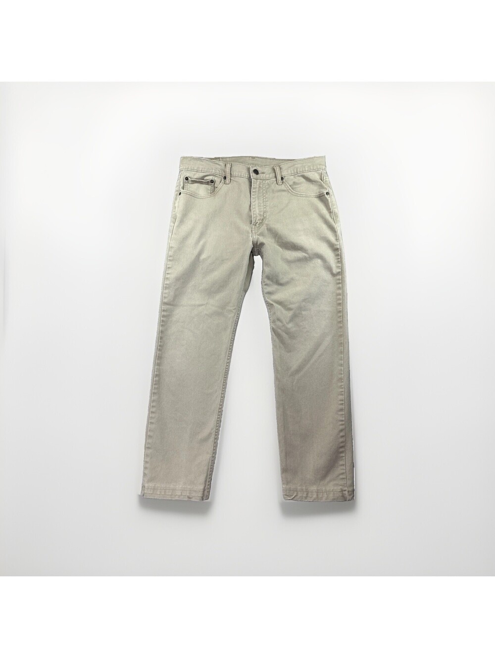 Levi's 502 Men's Jeans Beige Khaki Tan Size 33 X 27